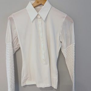 Anne Fontaine White Shirt, Size 40 (M)
